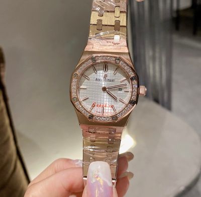 Audemars Piguet accessories Lady Watch 316L Steel 33mm Royal Oak Offshore Series Diamond Bezel